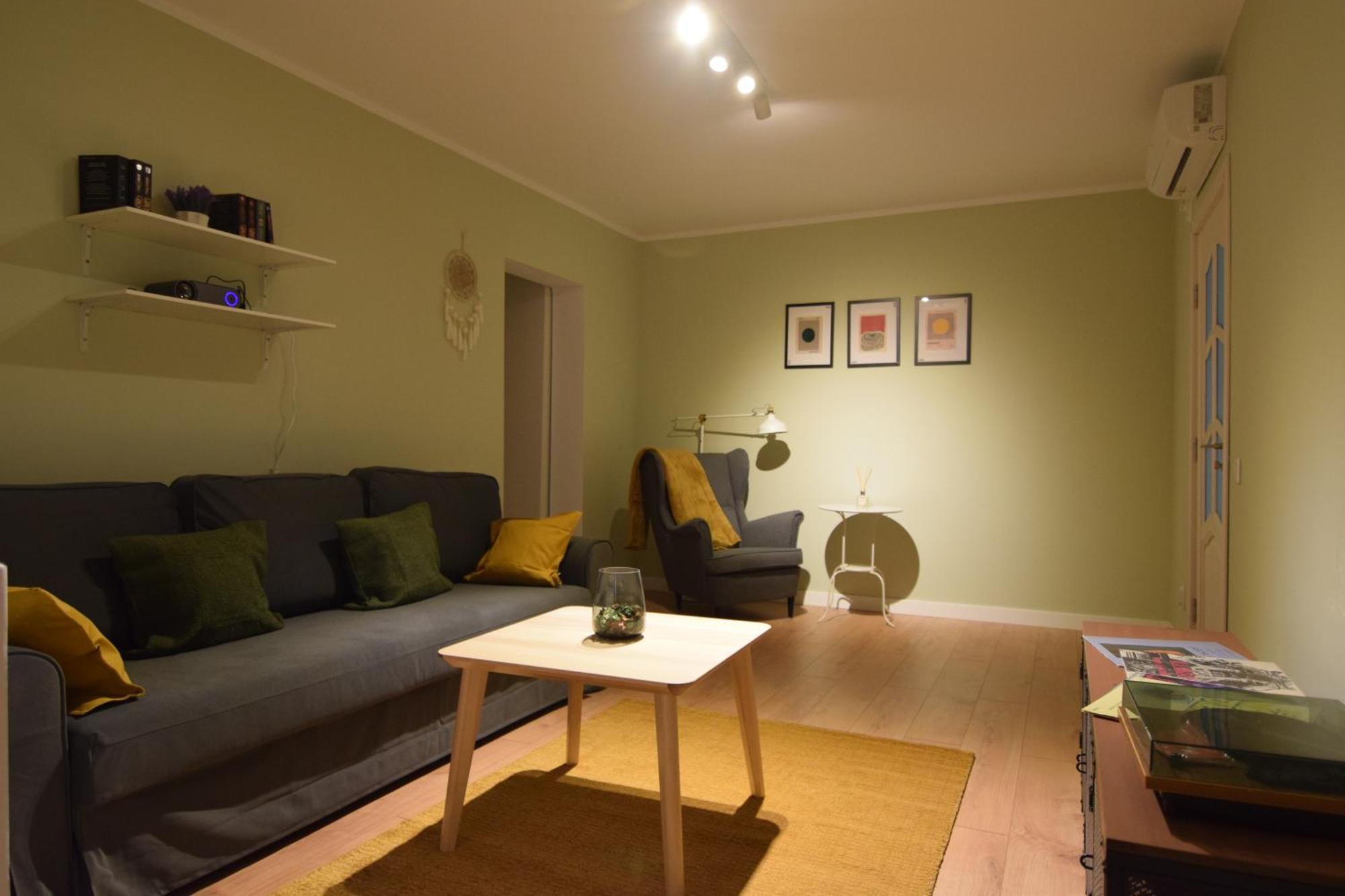 Stylish Apartment With Video Projector Bucarest Esterno foto